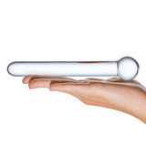 Gläs 7" straight glass dildo