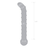 Gläs Mr. Swirly 6.5" P-Spot Glass Dildo