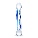 Gläs 6.5" Full Tip Textured Glass Dildo