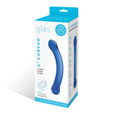 Gläs 6" Curved Glass Dildo