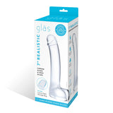 Gläs 7" Realistic Glass Dildo