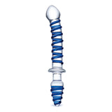 Gläs 10" Mr. Swirly Double Ended Glass Dildo & Butt Plug