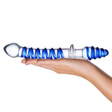 Gläs 10" Mr. Swirly Double Ended Glass Dildo & Butt Plug