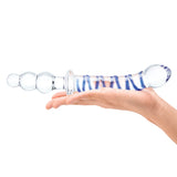 Gläs 10" Twister Dual-Ended Dildo