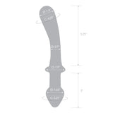 Gläs 9" Classic Curved Dual-Ended Dildo