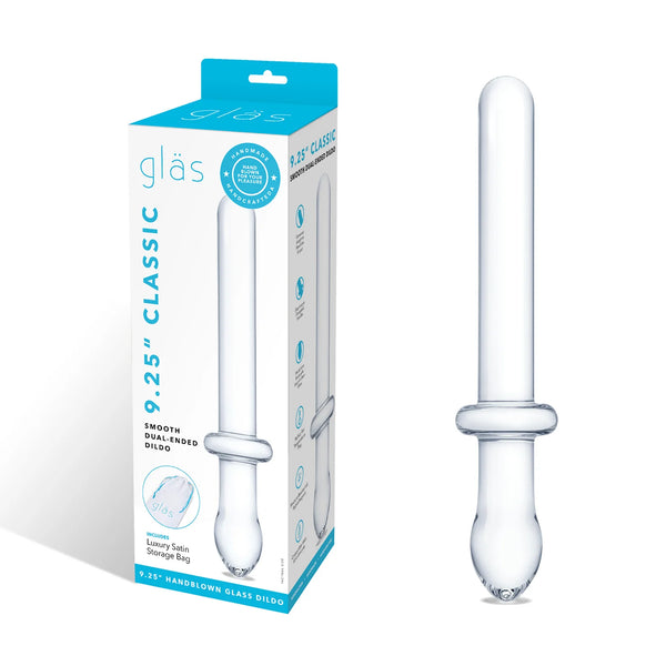 Gläs 9.25" Classic Smooth Dual-Ended Dildo