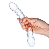 Gläs 10" Double Trouble Glass Dildo