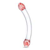 Gläs 8" Red Head Double Dildo