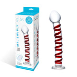 Gläs Mr. Swirly Spiral Glass Dildo