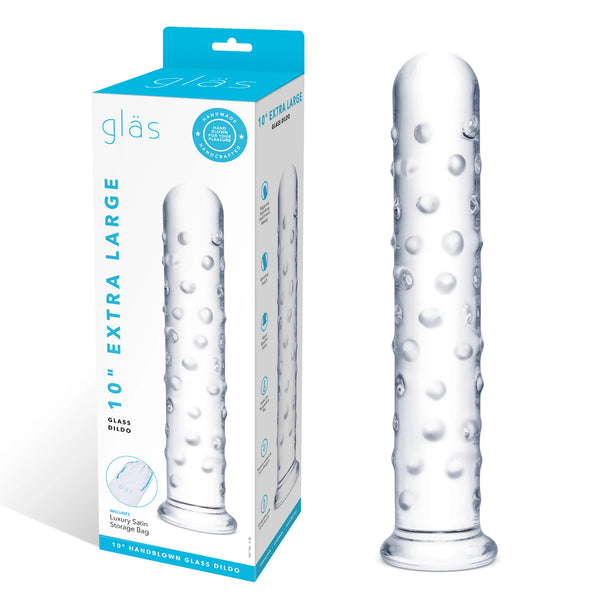 Gläs 10" Extra Large Glass Dildo