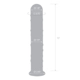 Gläs 10" Extra Large Glass Dildo