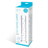 Gläs 10" Extra Large Glass Dildo