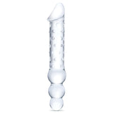 Gläs 12" Double Ended Glass Dildo with Anal Beads