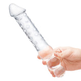 Gläs 12" Double Ended Glass Dildo with Anal Beads