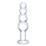 Gläs 7.25" Glass Beaded Butt Plug