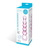 Gläs 7.5" Quintessence Beaded Anal Slider