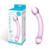 Gläs 7.25" Double Trouble Purple Dildo