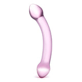 Gläs 7.25" Double Trouble Purple Dildo