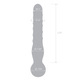 Gläs 8" Joystick Clear Glass Dildo