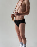 GYMNASIUM THE CLASSIC SWIM BRIEF BLACK