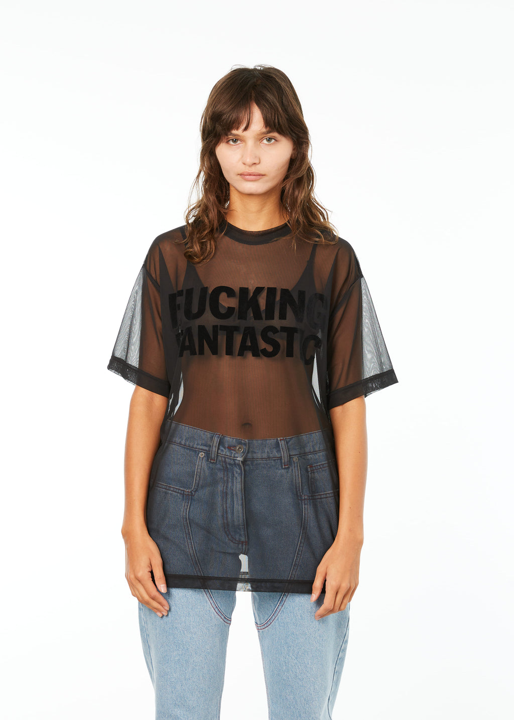 HONEY FUCKING DIJON FANTASTIC SHEER TEE SS23