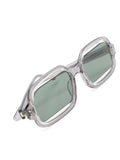 OLGA SUNGLASSES IN TRANSPARENT BY Henrik Vibskov