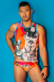 Tom of Finland Pride Swim Brief by Peachy Kings