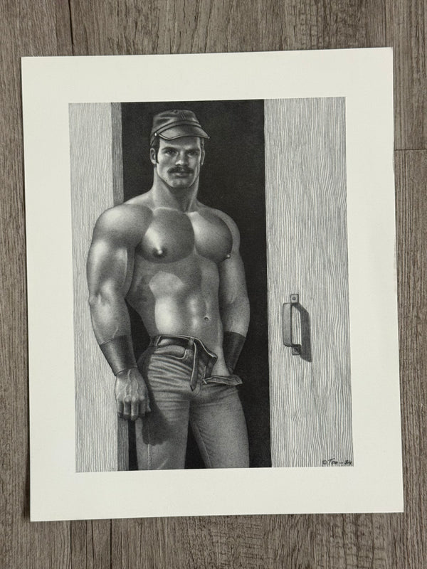 Tom of Finland Vintage Door Way Print