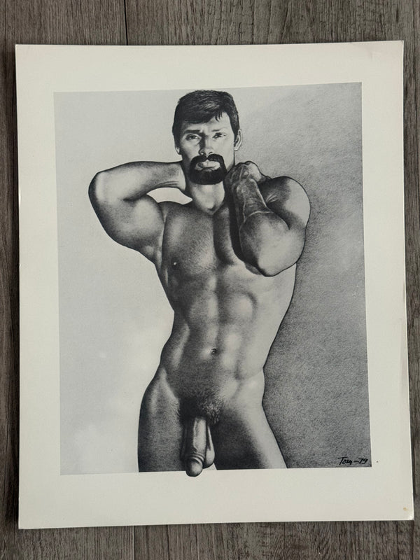 Tom of Finland Large Vintage Mustache Rider Print