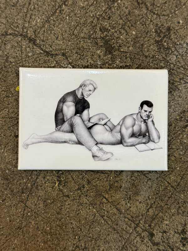 TOM OF FINLAND KIASMA EXHIBITION HARD MAGNET - Reading