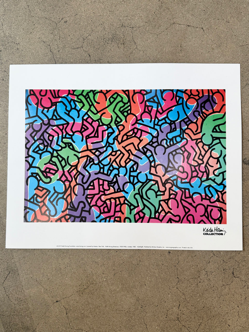 Keith Haring UNTITLED, 1985 (FIGURES) Print