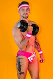 Tom of Finland PINK LOGO Swim Brief