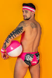 Tom of Finland PINK LOGO Swim Brief