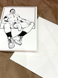Bill Ward Drum Greeting Card: Hangin'