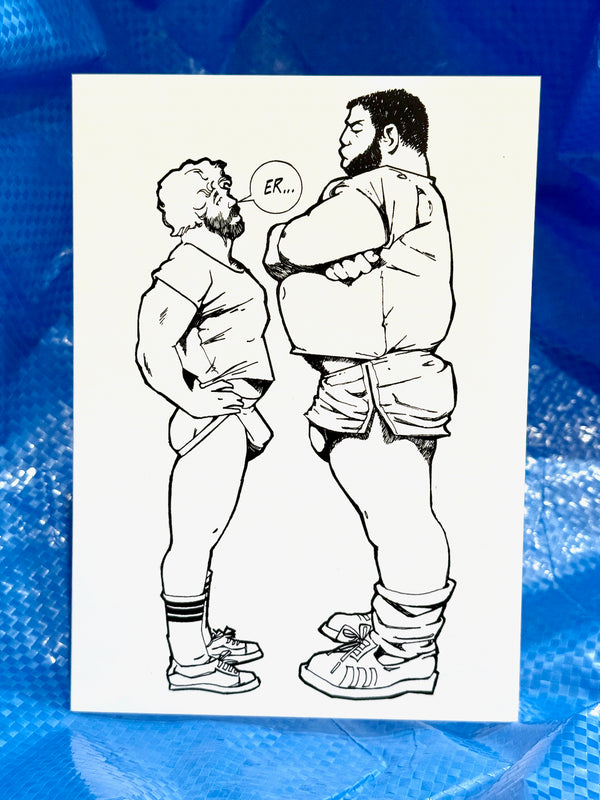 Bill Ward Drum Greeting Card: Er