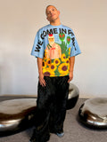 Walter Van Beirendonck WE COME IN PEACE TEE OVERSIZED