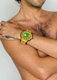 PEACE WATCH BRACELET by Walter Van Beirendonck