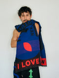 Walter Van Beirendonck New Scarf Single Black
