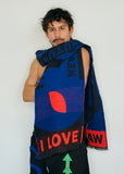Walter Van Beirendonck New Scarf Single Black
