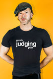 Secretly Judging You Tee by Peachy Kings