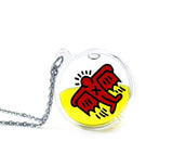 Keith Haring x ONCH - Flying Devil Necklace