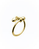 KISKA LAB MINI PLUG GOLD RING