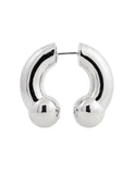 KISKA LAB PRINCE ALBERT PLATINUM EARRING