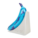 KIDROBOT X ANDY WARHOL RESIN BANANA BOOKENDS BLUE