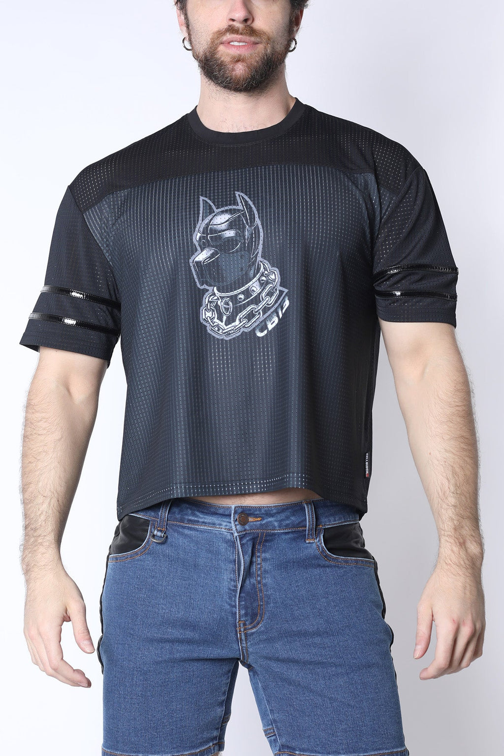 CELLBLOCK 13 Kennel Club DARK PUP Crop Top - Black