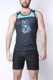 CELLBLOCK 13 Kennel Club DARK PUP Tank Top - Turquoise