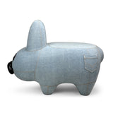 Kidrobot Art Giant Denim Happy Stache' Labbit Stool