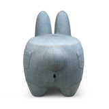 Kidrobot Art Giant Denim Happy Stache' Labbit Stool