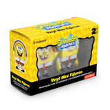 KIDROBOT IMAGINATION SPONGEBOB SQUAREPANTS & SPONGEBOB UNDERPANTS VINYL FIGURE 2-PACK