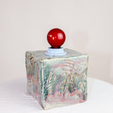 MLaed Cube Lamp Pink Smoke